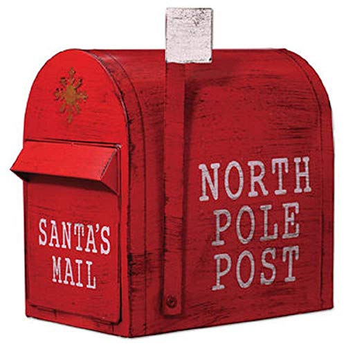 Sunset Vista 15387 North Pole Mailbox 12inch Height Red
