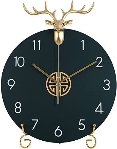 BDRKCC Table Clock Table Nordic Desk Living Room Desktop Modern Decoration Bedroom Large Home Tabletop on Stand (Color  A Size  XLarge) (Color  A Size  XL)