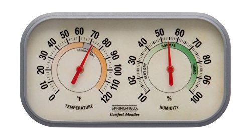 Springfield Color Track Humidity Meter and Thermometer