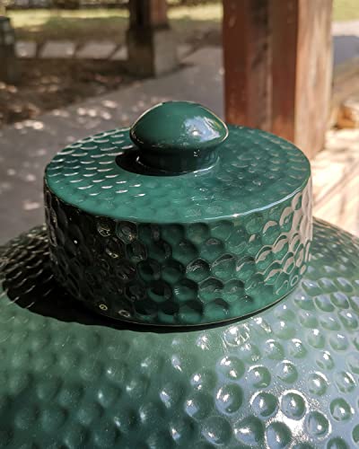 DOLAMOTY Big Green Egg Accessories Top Damper Cap Big Green Egg Replacement Parts Ceramic Chimney Cap for Big Green Egg MediumLarge and XLarge Size