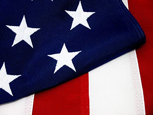 American Flag Heavy Duty 5x8 Premium Commercial Grade 2 ply Polyester 100 Made in USA Tough Durable Fade Resistant All Weather Sewn Stripes Embroidered Stars