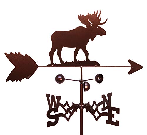 SWEN Products Moose Weathervane (Roof Mount Included)