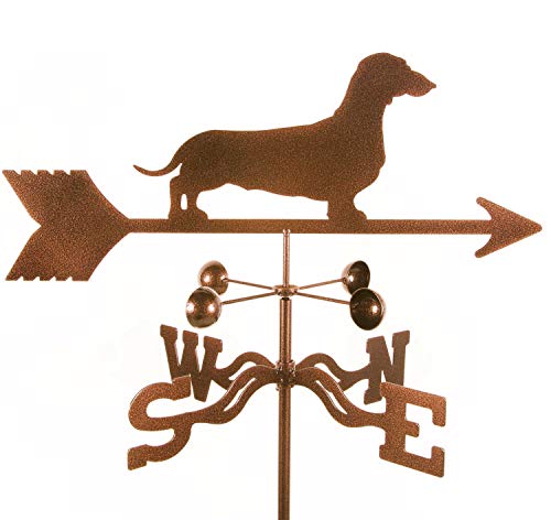 EZ Vane Daschund Weathervane 21 Inch Wide Cupola Mount