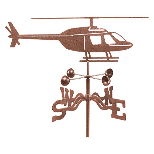 EZ Vane EZ10064S Helicopter Airplane Weathervane with Four Sided Mount