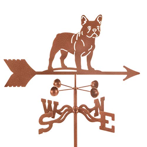 EZ Vane French Bulldog Weathervane 21 Inch Wide Roof Mount