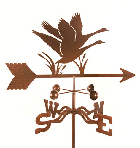 EZ Vane Geese Weathervane 21 Inch Wide Post Mount