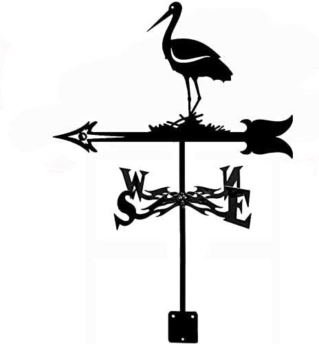 CXSMKP Sailboat Weathervane Metal Wind Vane Retro Weather Vane Garden Patio Yard Ornament Decoration Wind Direction Indicator Measuring Tool