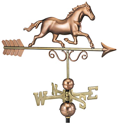 Good Directions Galloping Horse Weathervane Pure Copper