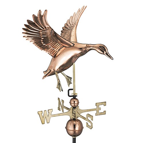 Good Directions Landing Duck Weathervane Pure Copper