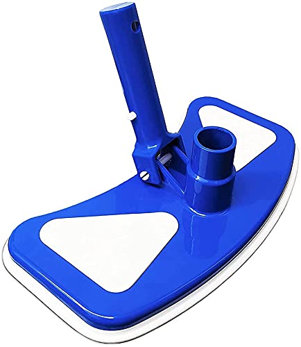 hwljxn 12 Weighted Butterfly Pool Vacuum Head 114 or 112 Swivel Hose Connection  Swimming Pool Cleaning Suction Head Cleans Floor Debris  Safe for Inground Above Ground and Vinyl Lined Poo