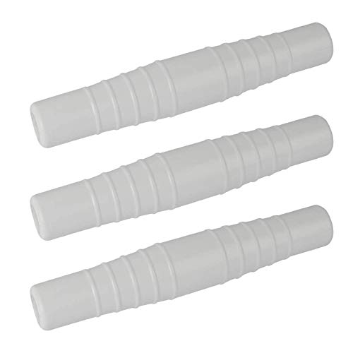 Gekufa Pool Hose Connector Coupling for 114 Inch and 112 Inch Swimming Pool Vacuums Cleaners or Filter Pump Hoses (Pack of 3)