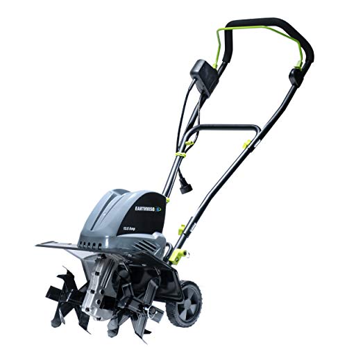 Earthwise TC70016 16Inch 135Amp Corded Electric TillerCultivator Grey