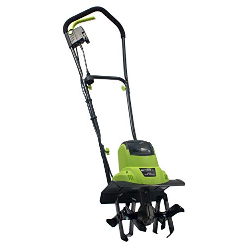 Earthwise TC70065 65Amp 11Inch Corded Electric TillerCultivator Green