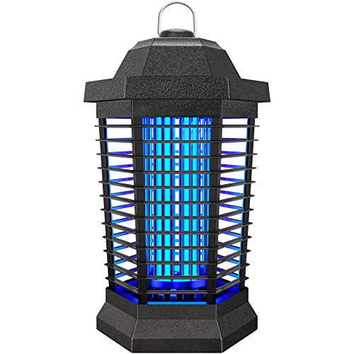 FVOAI Bug Zapper Outdoor Electric Mosquito Zapper Outdoor Mosquito Trap Fly Zapper Outdoor and Indoor (Black)