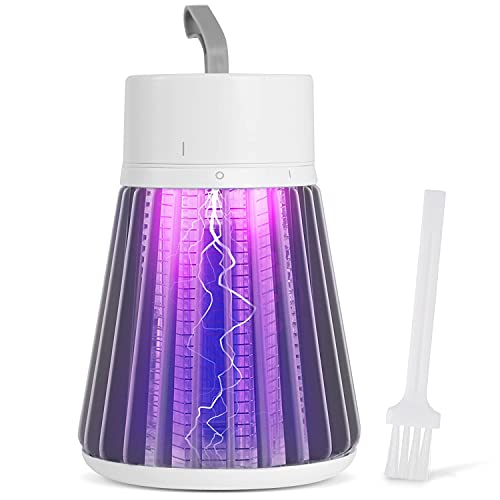 BUZZBGONE Zap  Electric Mosquitoes Zapper for Indoors  Mosquito Killer  Rechargeable Mosquito Zapper and Mosquitoes Killer  Indoor Mosquitoes Light with Hanging Loop  Up to 6 Hours of Battery