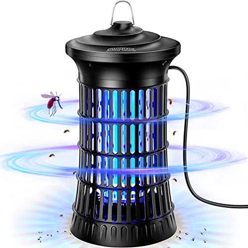Supink Bug Zapper Indoor Outdoor Waterproof Electric Mosquito Zapper Fly Insect Killer Lamp 4200V High Powered Mosquito Traps for Home Garden Backyard Patio