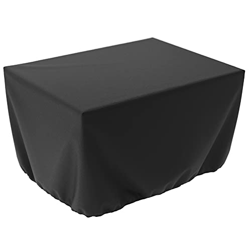 SHINESTAR Fire Table Cover for Outland Living 401403 Outdoor Propane Gas Fire Table 44 Inch Heavy Duty Waterproof Rectangular Fire Pit Cover Black