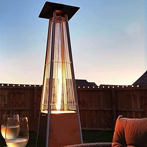 Outdoor Heater Patio Heater  48000 BTU Commercial Propane Heater Space Heater Floor Standing with Wheels for Bedroom Garden Wedding Party Winter