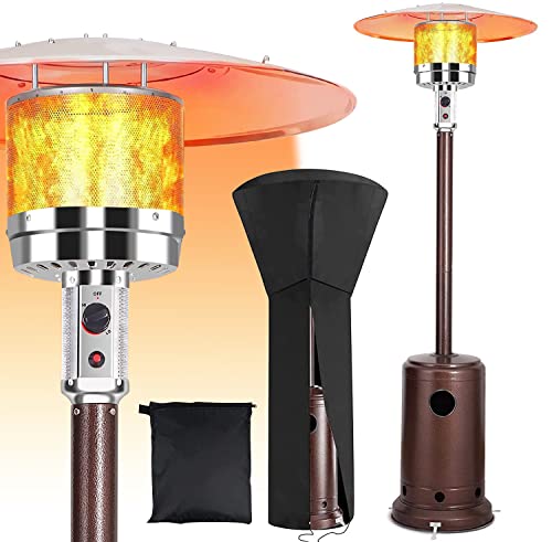 EPROSMIN Propane Outdoor Heaters for Patio Heater  48000 BTU Outdoor Heaters for Patio Propane with Cover Expedited Deliveryin Stock in US