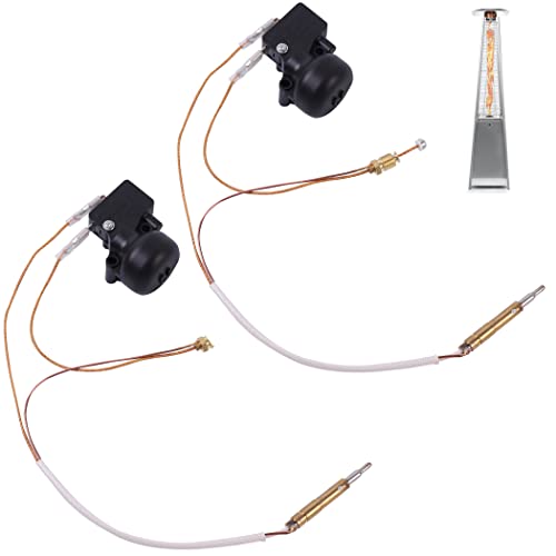 CALPALMY New Propane Gas Patio Heater Repair Replacement Parts Thermocoupler  Dump Switch Control Safety Kit  2 Pack