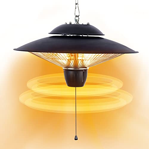 DONYER POWER 1500W Electrical Patio Heater Ceiling Mounted Outdoor or Indoor Use