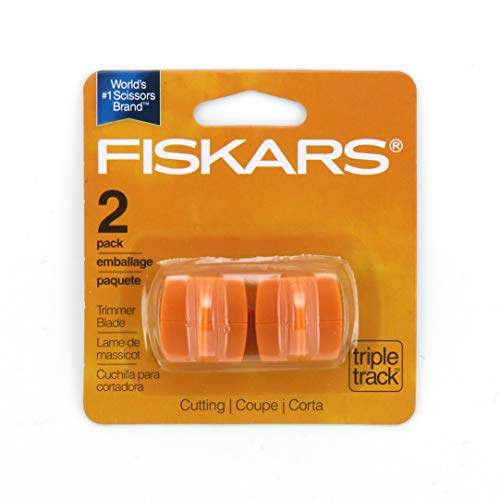 Fiskars 1968701001 Replacement Steel Blade Carriage for 12 Portable Trimmer (Pack of 2)