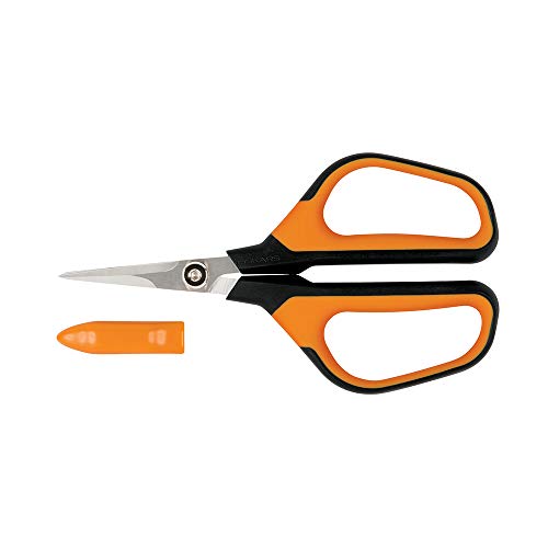 Fiskars 3992301001 MicroTip Pruning Shears OrangeBlack