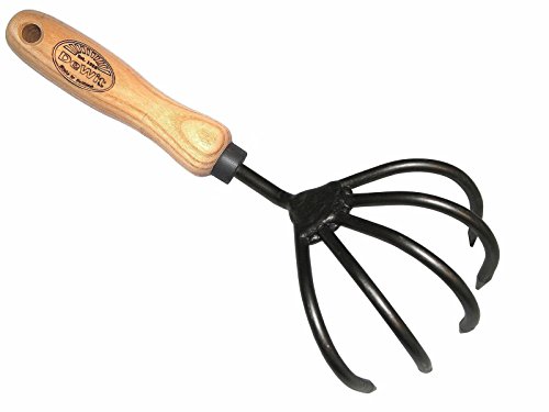 Tierra Garden DeWit 5Tine Cultivator with Short Handle Works as Garden Hoe and Tiller (310903)