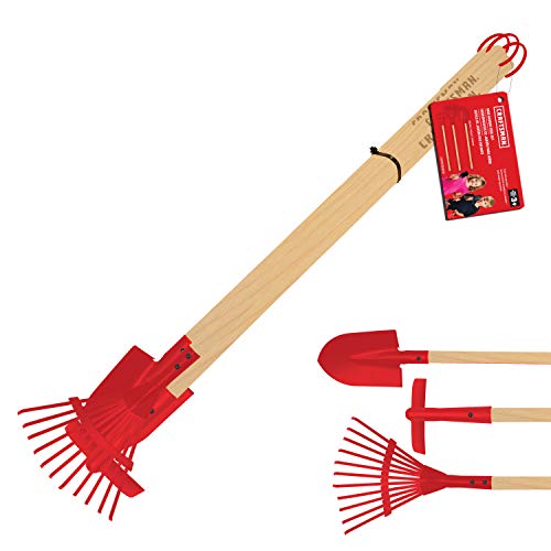 Garden Tools Set 1 3 pc Garden Tools Includes G001SY Garden Hoe G002SY Leaf Rake G003SY Shovel