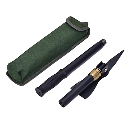 Iytefeki Folding Shovel Portable Assembly Tactical Survival Tool Camping Shovel with Carrying Pouch Jungle Pickaxe Hoe Mini Shovel for Camping Hiking Digging Backpacking Car Emergency