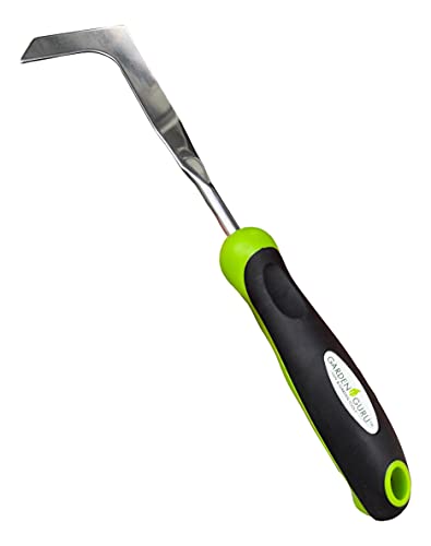 Garden Guru Patio Crack Weeder Tool with Ergonomic Handle  Stainless Steel Weed Puller for Patio Sidewalk Driveway Cracks  Rust Resistant