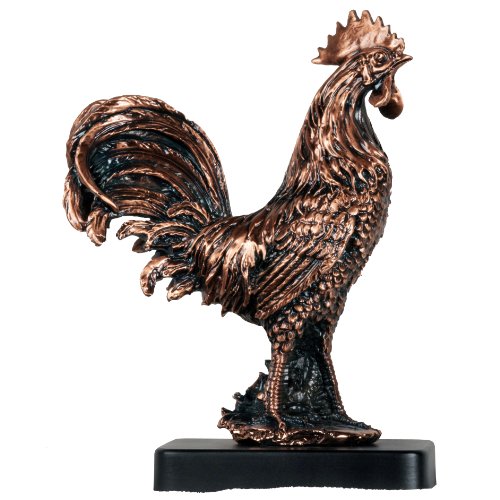 Copper Rooster Sculpture