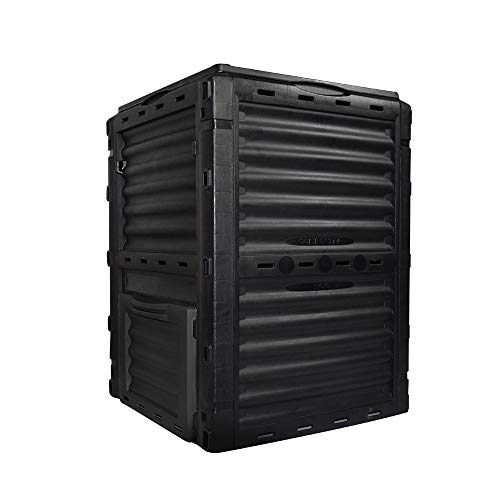 Garden Compost Bin from BPA Free Material  80 Gallon(300 L) Easy Assembling Large Capacity Fast Creation of Fertile Soil