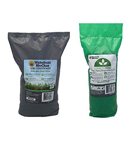 Wakefield 1 lb Biochar Organic Soil Conditioner and 15 lb Organic Compost
