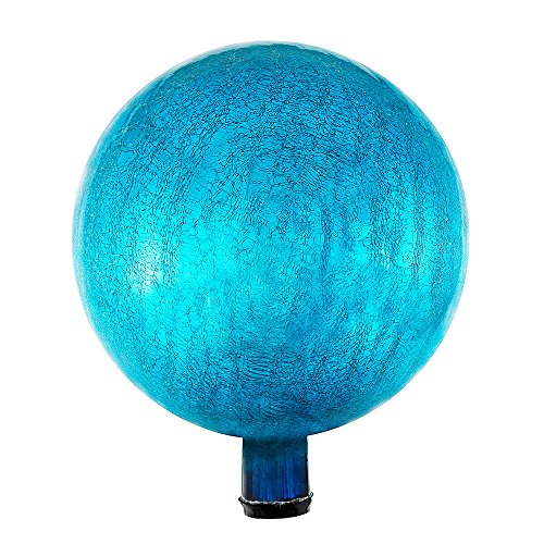 Achla Designs G12TC Gazing Teal 12 inch Glass Garden Globe Ball Sphere 12
