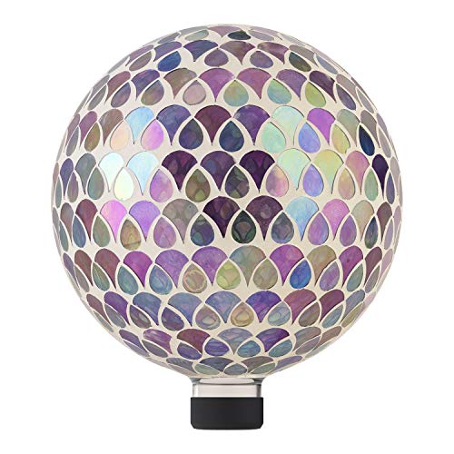 Alpine Corporation HGY438 Alpine Glass Glazing Globe Gazing Balls Multicolor