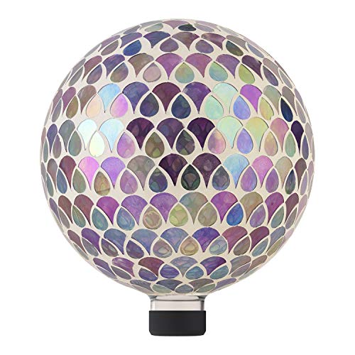 Alpine Corporation HGY438 Alpine Glass Glazing Globe Gazing Balls Multicolor