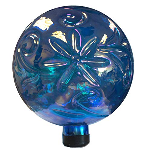 Gardeners Select A14BFG03 Glass Gazing Globe Blue 10