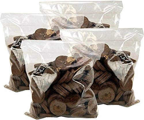 200 Count Jiffy 7 Peat Soil 42mm Pellets Seeds Starting Plugs Indoor Seed Starter Start Planting Indoors for Transplanting to Garden or Planter Pot