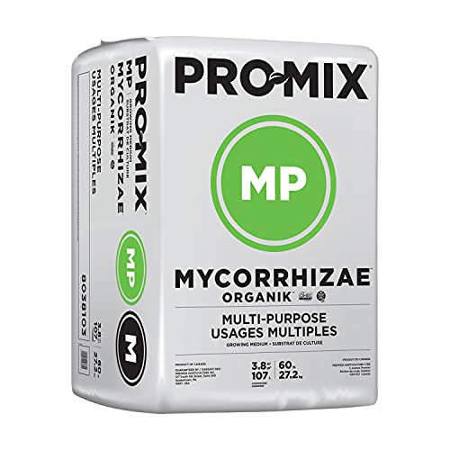 PROMIX PT8038101 MP Mycorrhizae Organik Multi Purpose Growing Medium Mix for Seed Starting Herbs and Vegetables 38 Cubic Foot