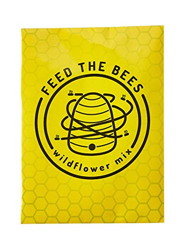 American Meadows Wildflower Seed Packets Feed The Bees Party Favors for Guests (Pack of 20)  Wildflower Seed Mix Plant YearRound Great Gift for Hostesses Showers Weddings Thank You
