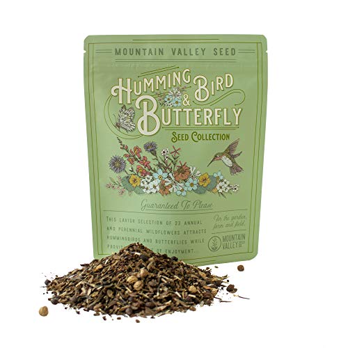 Package of 80000 Wildflower Seeds  Hummingbird and Butterfly Wild Flower Seeds Collection  23 Varieties of Pure NonGMO Flower Seeds for Planting Including Milkweed Nasturtium and Forget Me Not