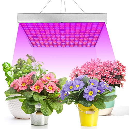 Exmate LED Grow Light for Indoor Plant Panel Plant Light 45W UV IR with 225 LEDs Full Spectrum Growing Lamps for Greenhouse Vegetative Succulents Hydroponic Seedlings and Flowering(122x122inch)
