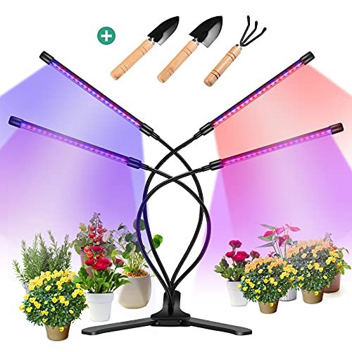 360° Grow Light for Indoor Plants  Gooseneck Full Spectrum Growing Lamp Strip w 3 Modes 9 Dimmable Brightness 3912 H Timer Ideal for Greenhouse Plants Flowers Veg Succulents Potted Growth