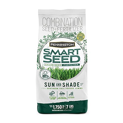 Pennington Smart Seed Southern Sun and Shade Grass Seed and Fertilizer Mix 7 Pounds
