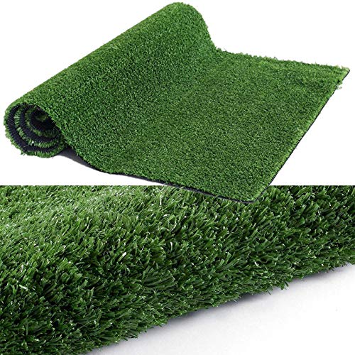 Goasis Lawn Artificial Grass Turf Lawn  7FTX12FT(84 Square FT) Indoor Outdoor Garden Lawn Landscape Synthetic Grass Mat