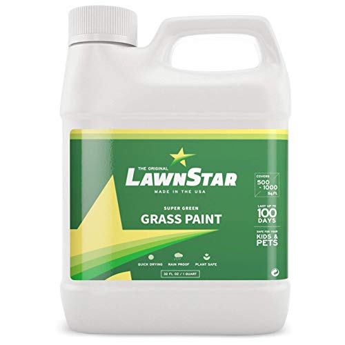 Grass Paint Concentrate (5001000 sq ft)  for Dormant Patchy or Faded Lawn  Lush Green Turf Colorant (32 fl oz)