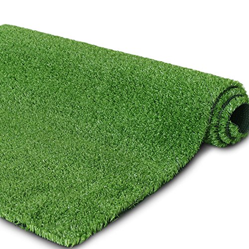 Synthetic Artificial Grass Turf 6 FTX 10FT for Garden Fence Backyard Patio BalconyDrainage Holes  Rubber Backing Indoor Outdoor Rug Carpet DIY Decorations