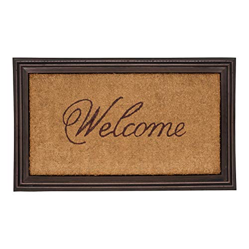 Whitehall Products 46001 Essex Coir Welcome Mat Coir Mat 245 x 36