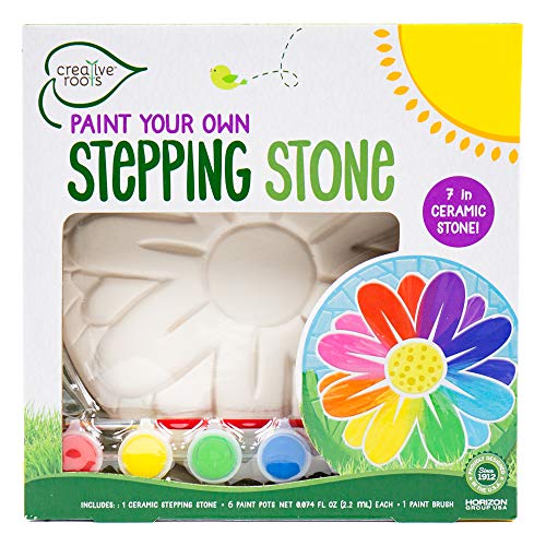 Creative Roots Paint Your Own Flower Stepping Stone by Horizon Group USA Toy Assorted